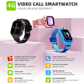 Smartwatch Infantil Com GPS e Videochamada